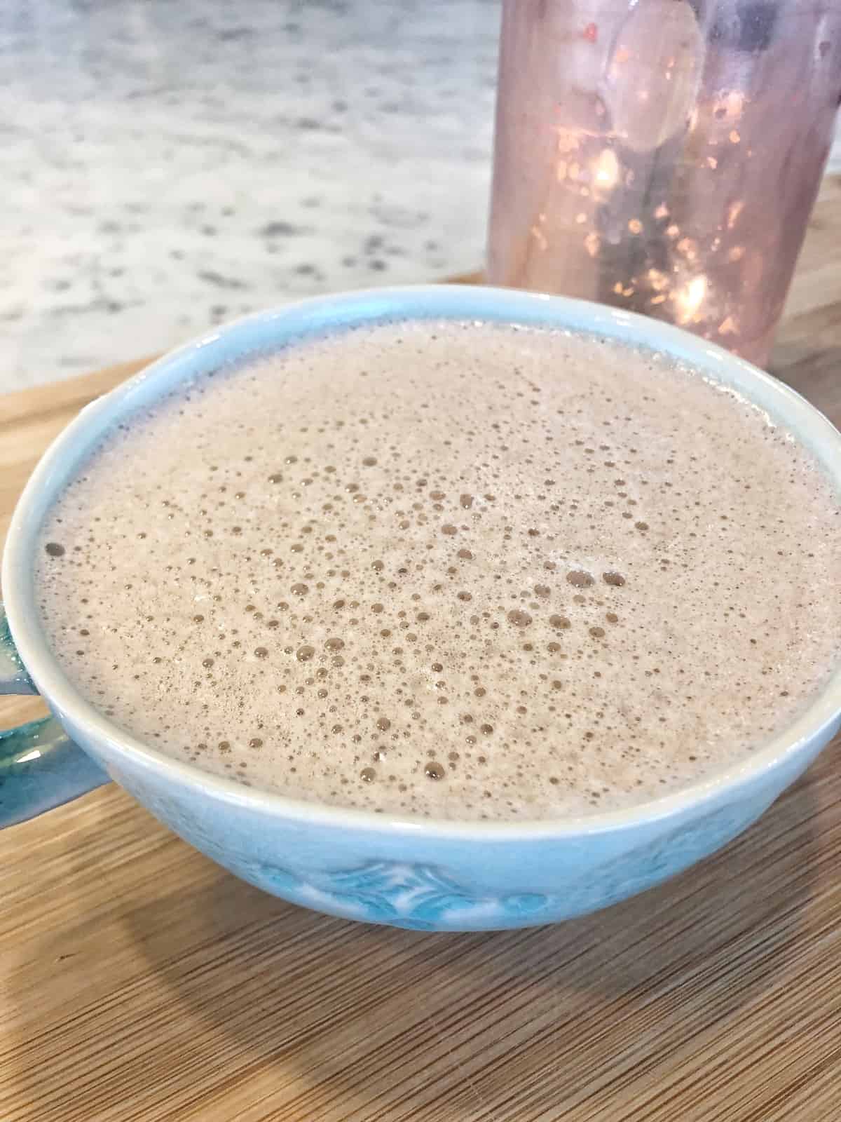 Milk Frother Orange Hot Chocolate - Romina's Little Corner