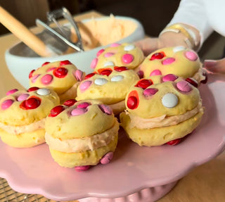 Strawberry & White Chocolate Whoopie Pies