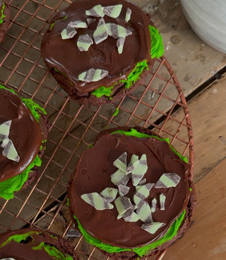 St. Patty's Mint Chocolate Cookies