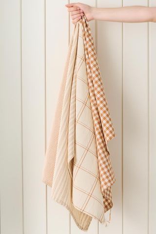 Tea towel, Thin Rust Stripe