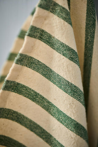 Tea towel, Chunky Green Stripe