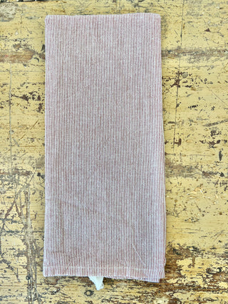 Tea towel, Thin Rust Stripe