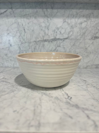 Mixing Bowl, MD White and Pink