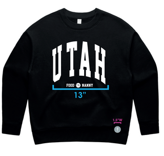 Crewneck, Utah Black